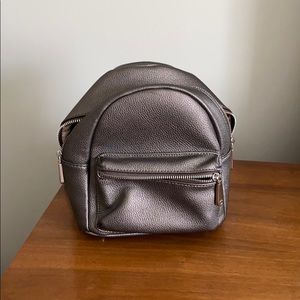Small Grey Backpack/Purse